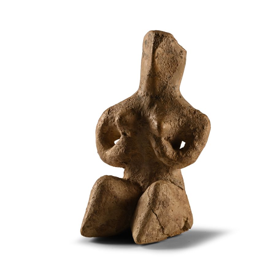 Tell Halaf Idol of a Seated Mother Goddess