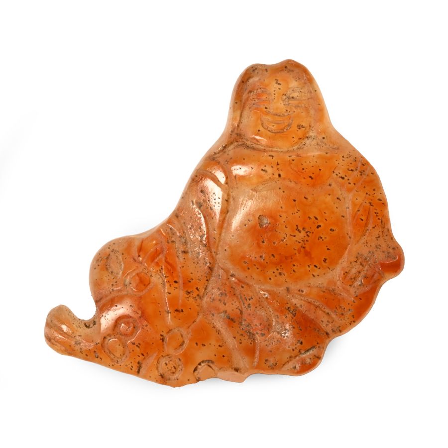 Chinese Hardstone Amulet of Budai