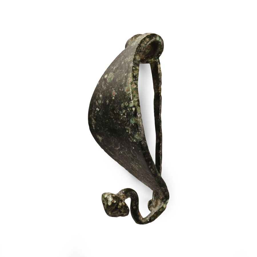 Iron Age Celtic Bronze La Tene Fibula