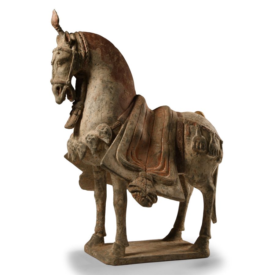 Chinese Warring States Caparisoned Horse