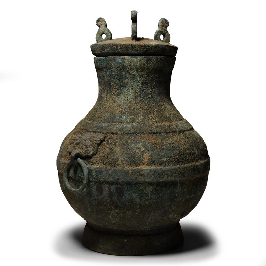 Archaic Chinese Style Bronze Jar