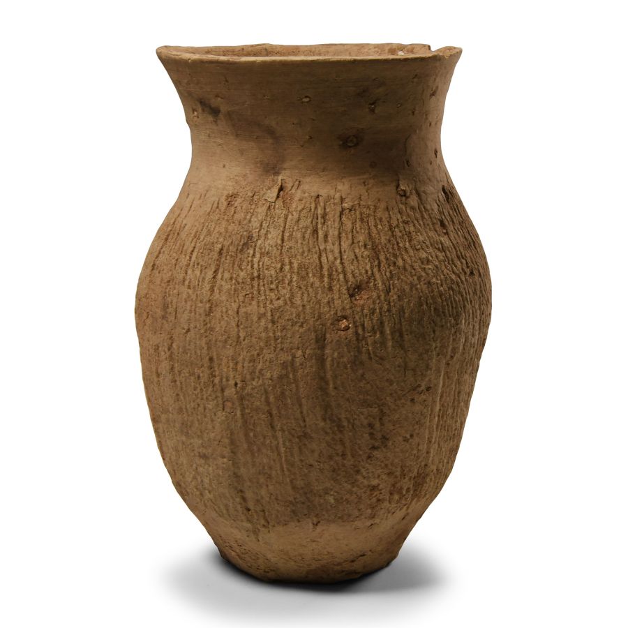 Chinese Neolithic Leather-Look Jar