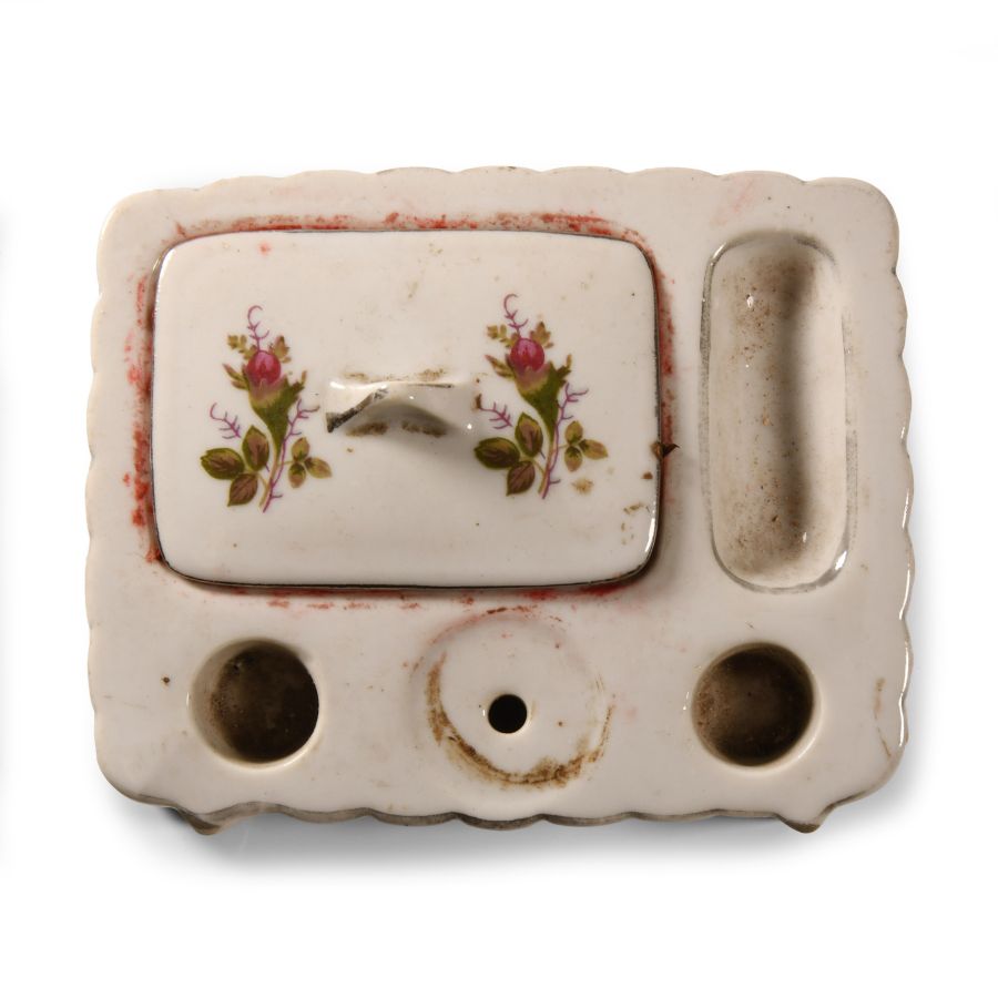 Chinese Qing Glazed Writing Set