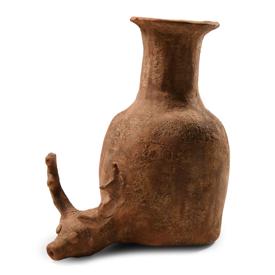 Anatolian Style Terracotta Rhyton