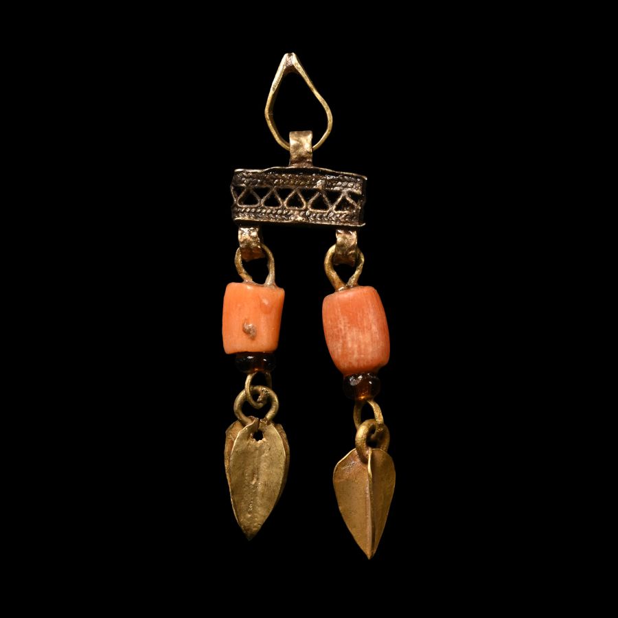 Western Asiatic Gold Openwork Pendant
