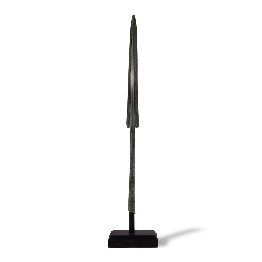 Marlik Bronze Spearhead with Linear Decoration