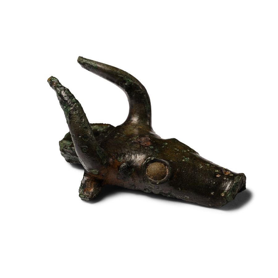 'The Kilburn' Iron Age Celtic Bovine Bowl Mount