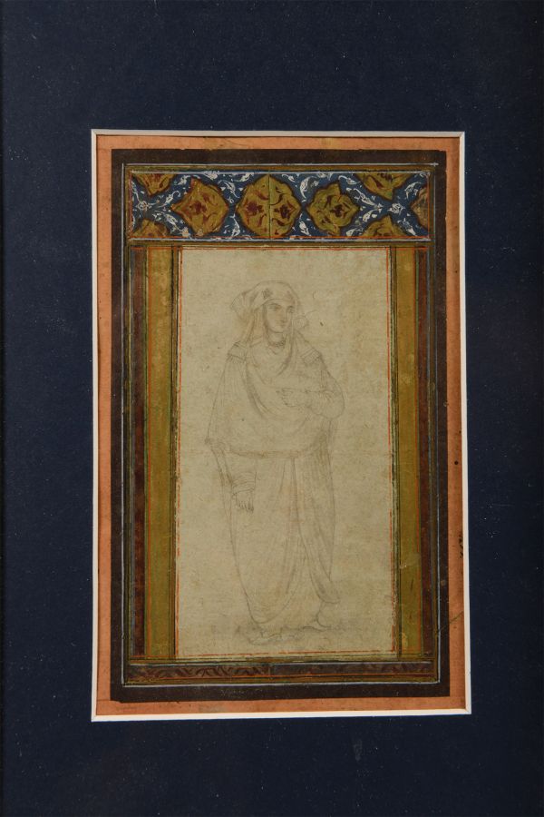 Safavid Drawing of a Western Pilgrim