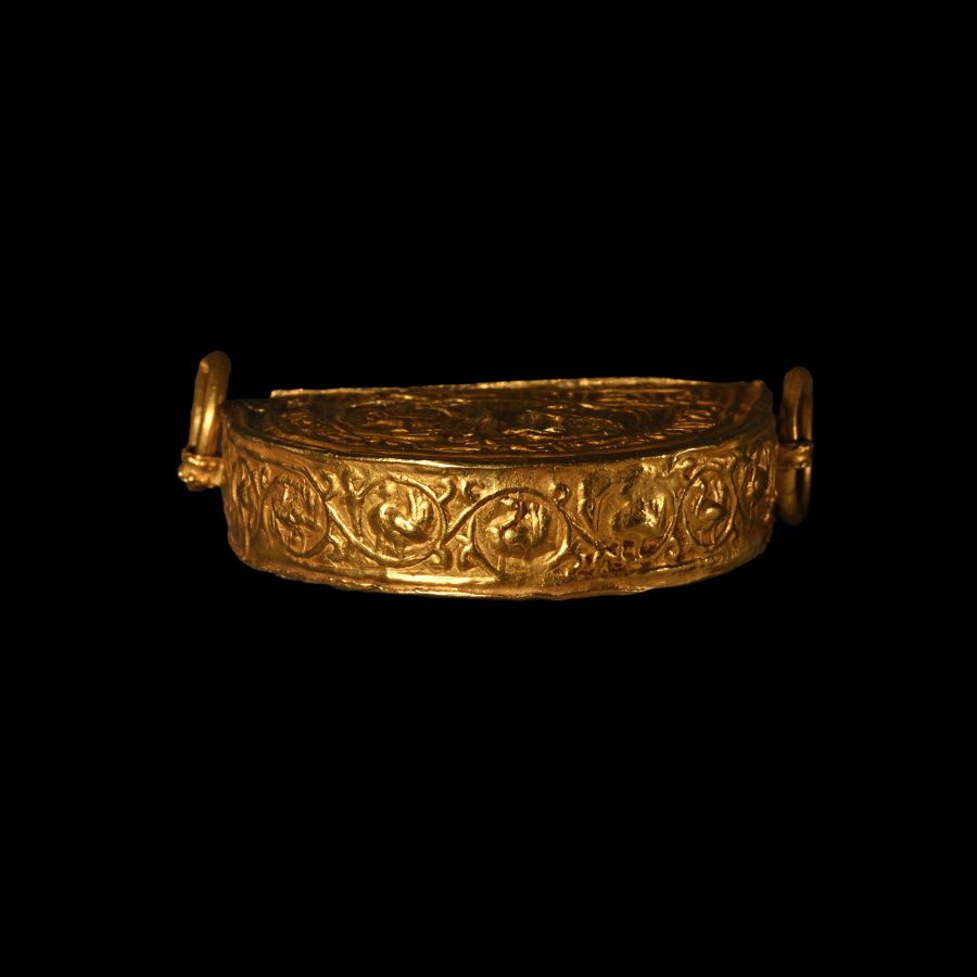 Seljuk Gold Pendant with Two Birds