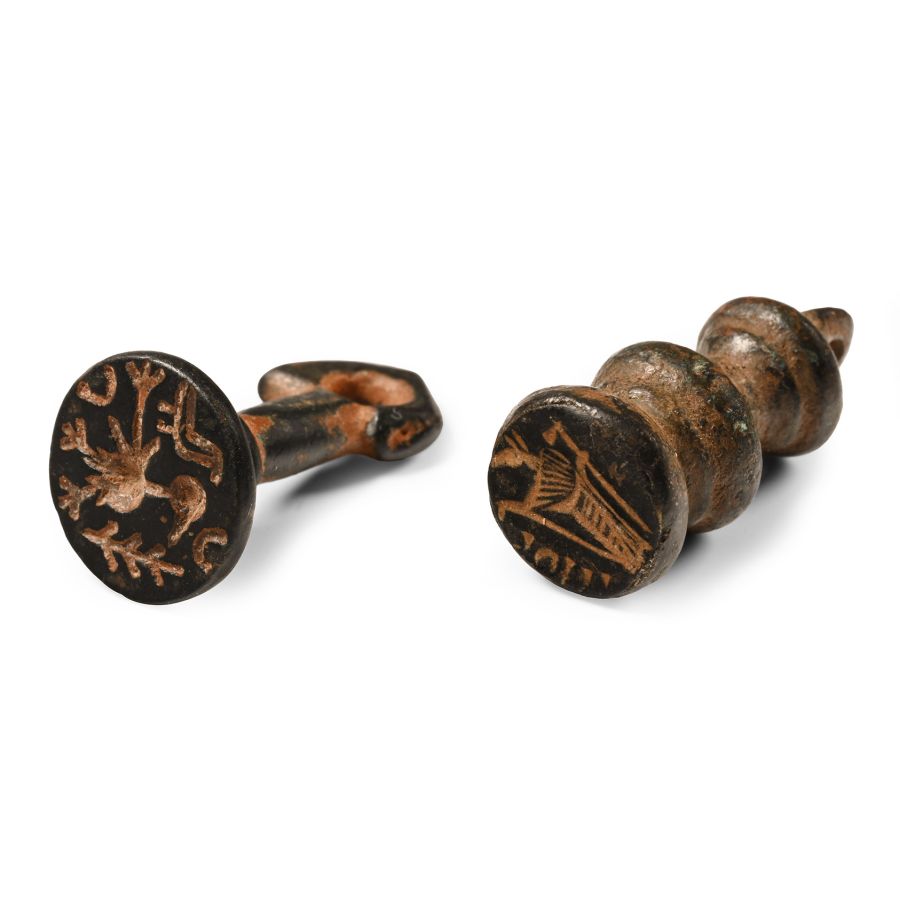 Western Asiatic Bronze Stamp Seal Group