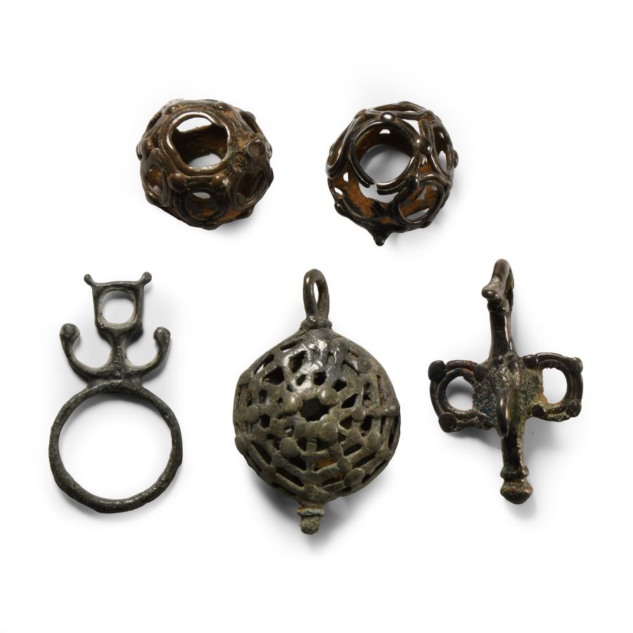 Amlash Bronze Openwork Pendant Group