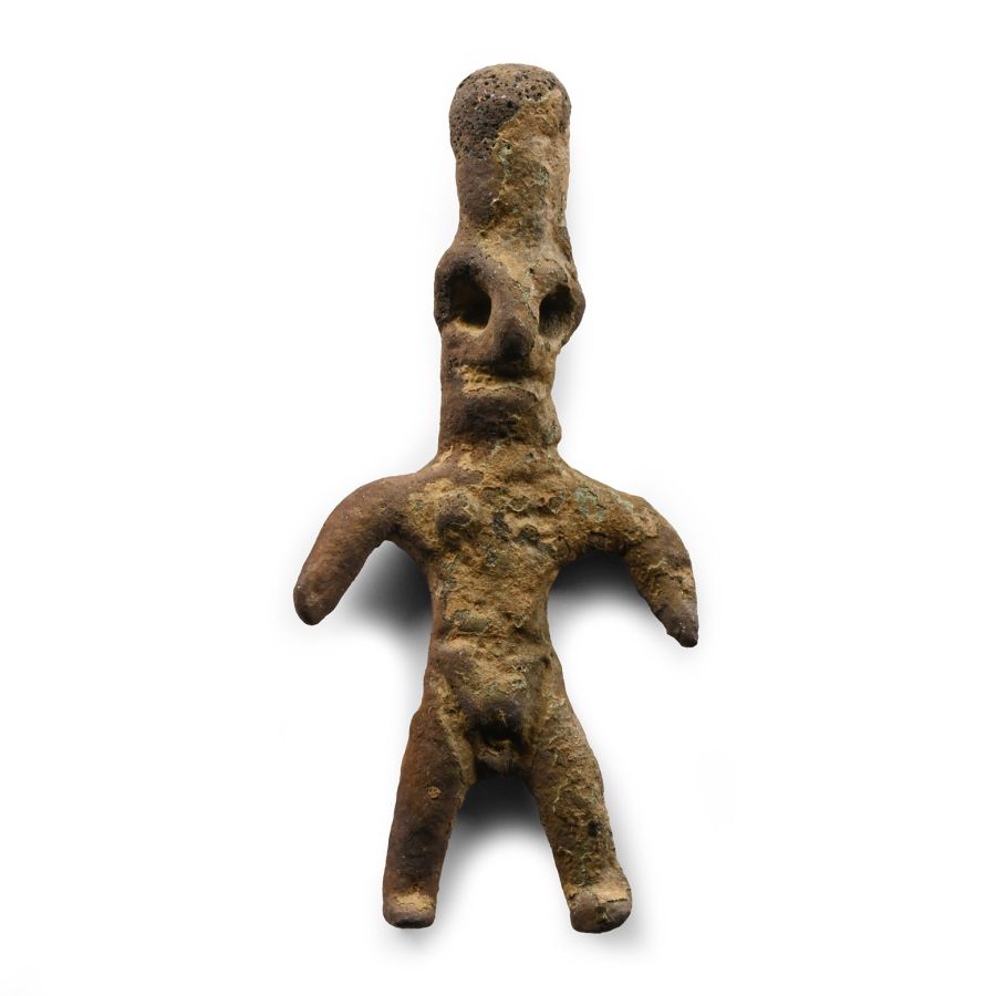 Syro-Hittite Bronze Figure of a Man