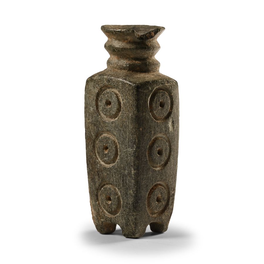Bactrian Decorated Stone Kohl Pot
