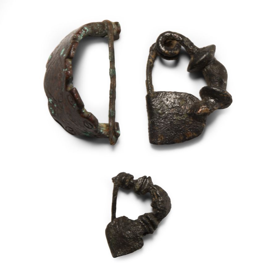 Roman Bronze Brooch Group