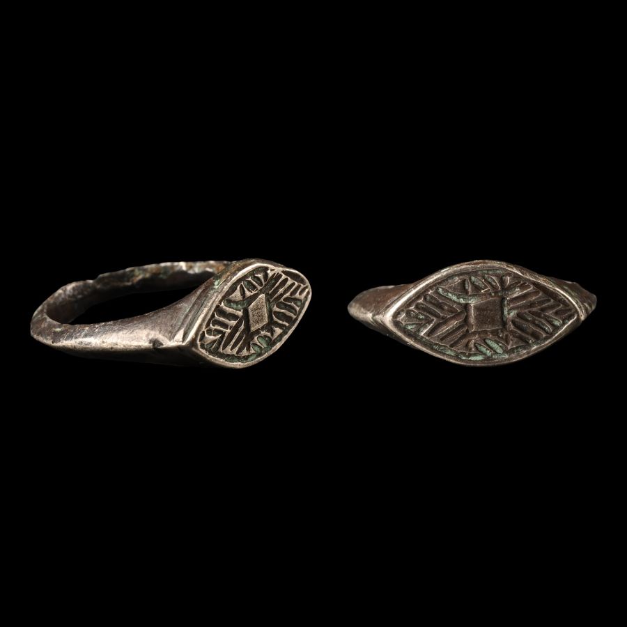 Medieval Decorated Silver Ring