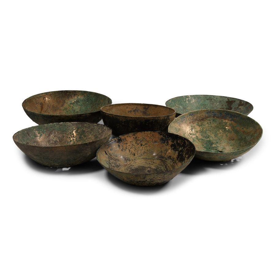 Neo-Assyrian Bronze Bowl Group