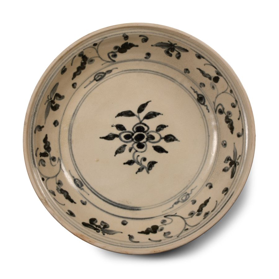 Vietnamese Hoi An Ceramic Shipwreck Plate