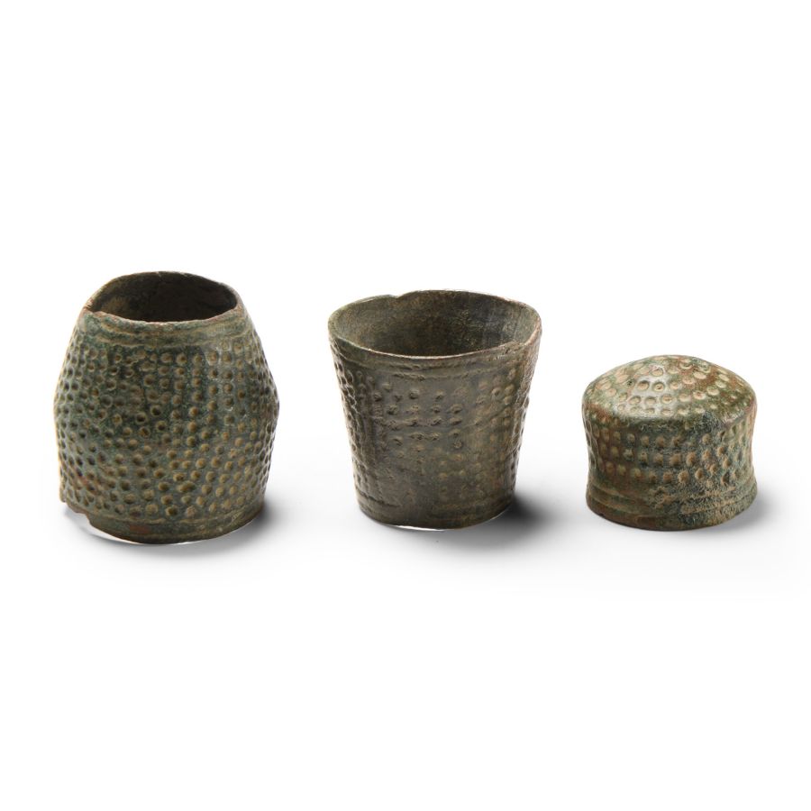 Medieval and Later Bronze Thimble Group