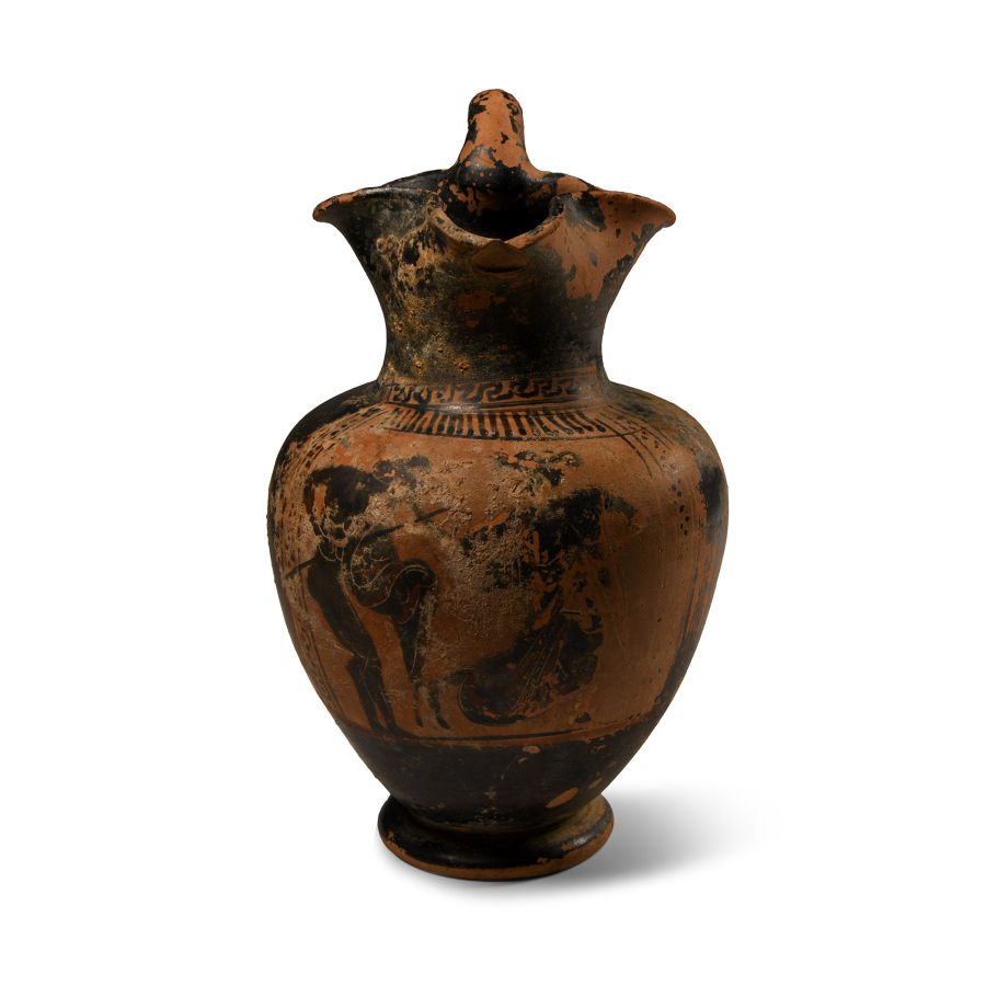 Greek Black-Figure Oinochoe