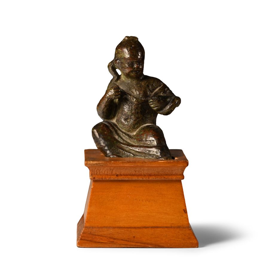 Roman Bronze Statuette of Harpocrates