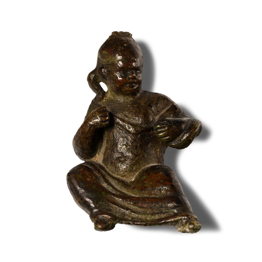 Roman Bronze Statuette of Harpocrates