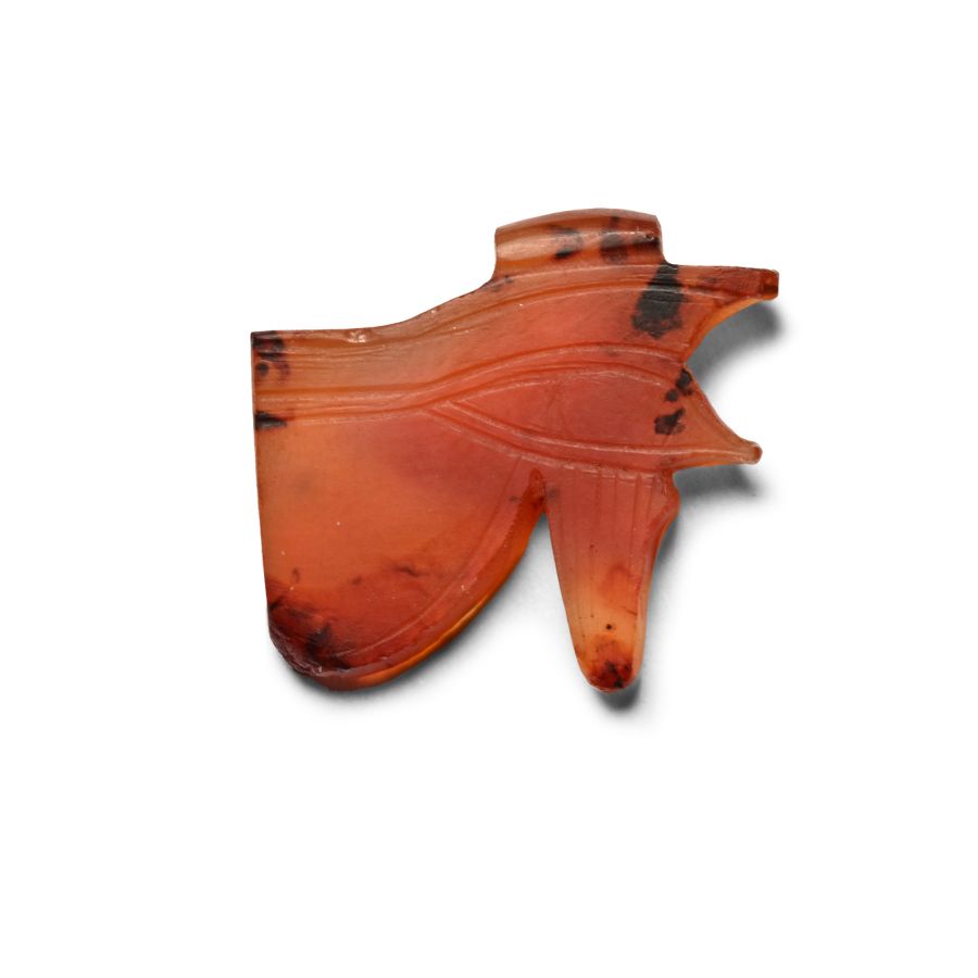 Egyptian Carnelian Eye of Horus Amulet