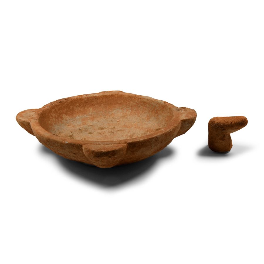 Roman Marble Mortar with Pestle