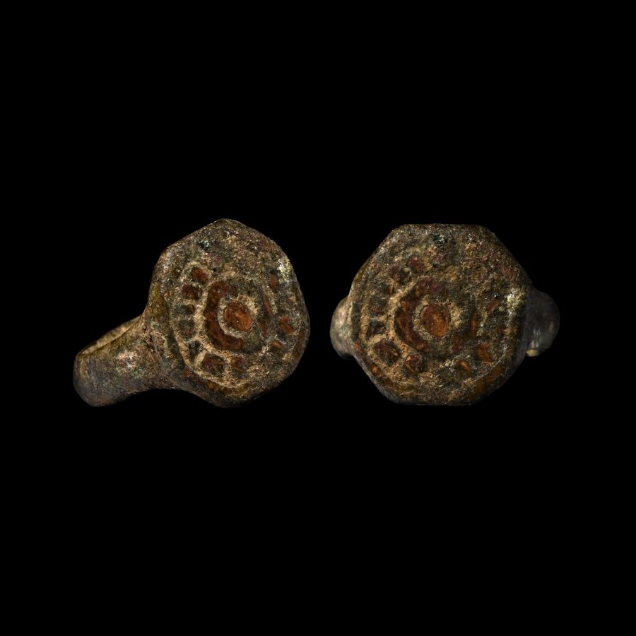 Medieval Bronze Holy Land Ring
