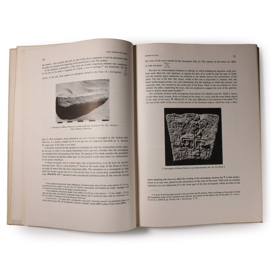 Archaeological Books - Faras III - A History of the Bishopric of Pachoras on the Basis of Coptic Inscriptions