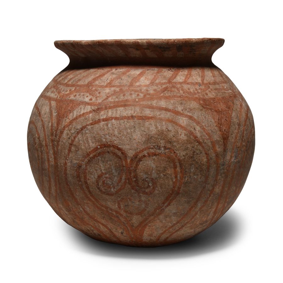 Ban Chiang Period Painted Terracotta Jar
