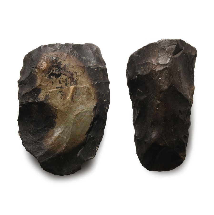 Stone Age Knapped Axehead Group