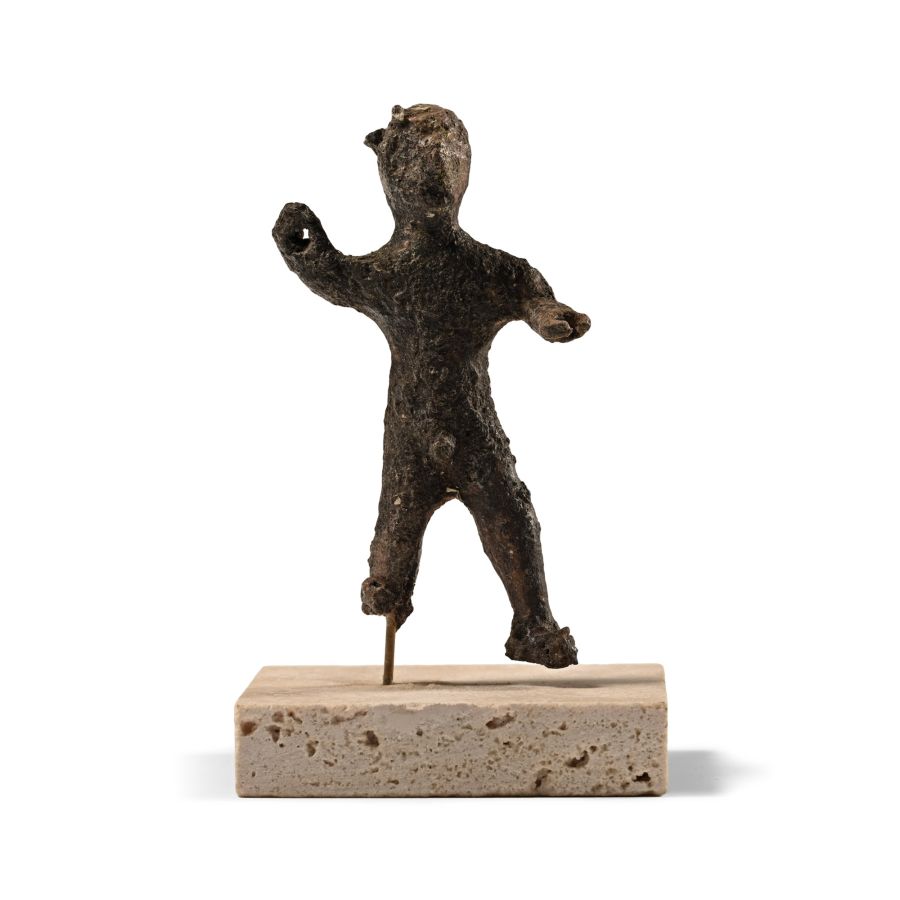 Roman Bronze Votive Statuette