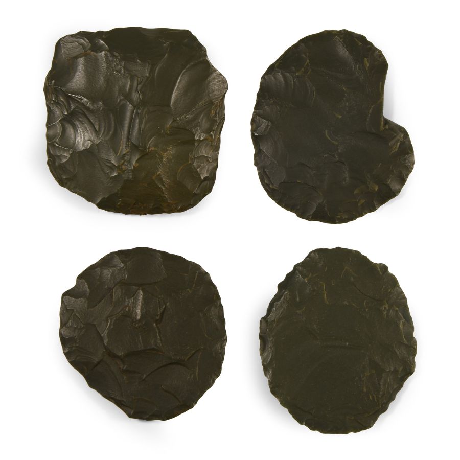 Stone Age Knapped Ovate Knife Group