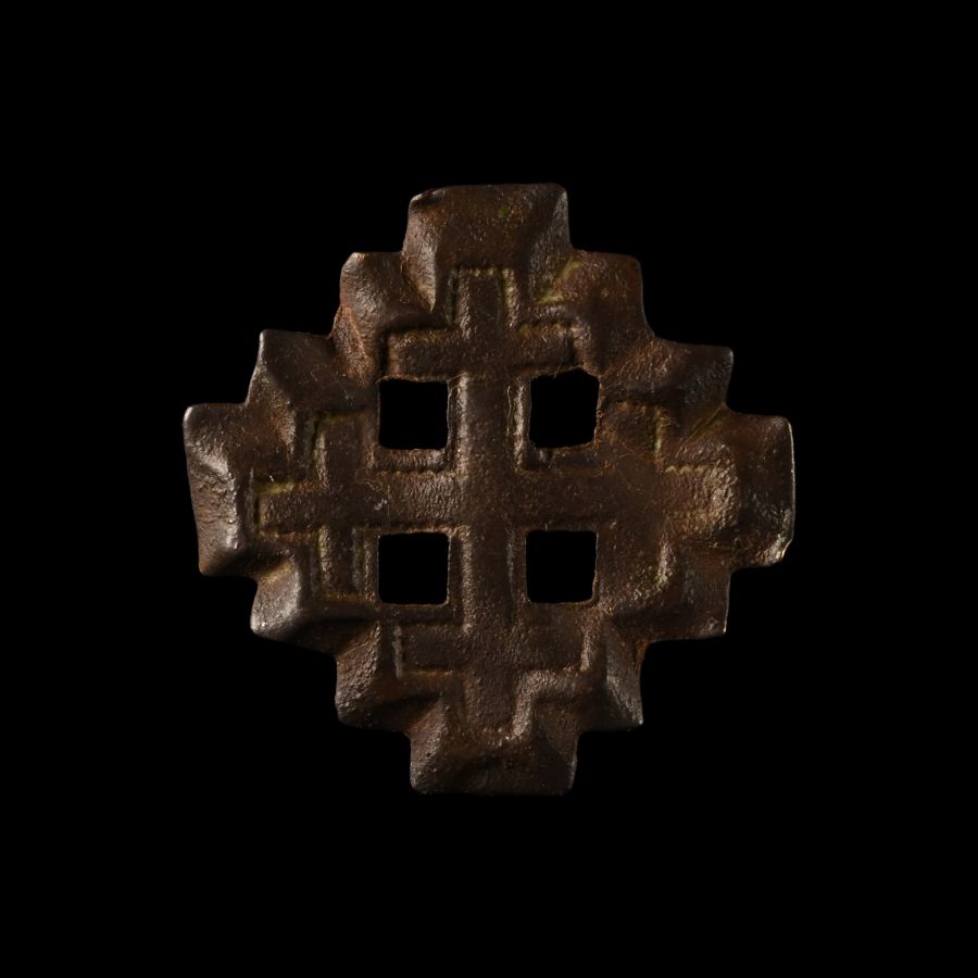 Medieval Bronze Knight's Holy Sepulchre Badge