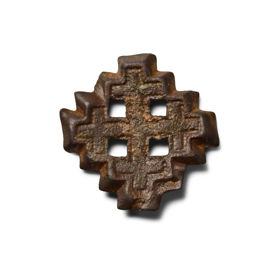 Medieval Bronze Knight's Holy Sepulchre Badge