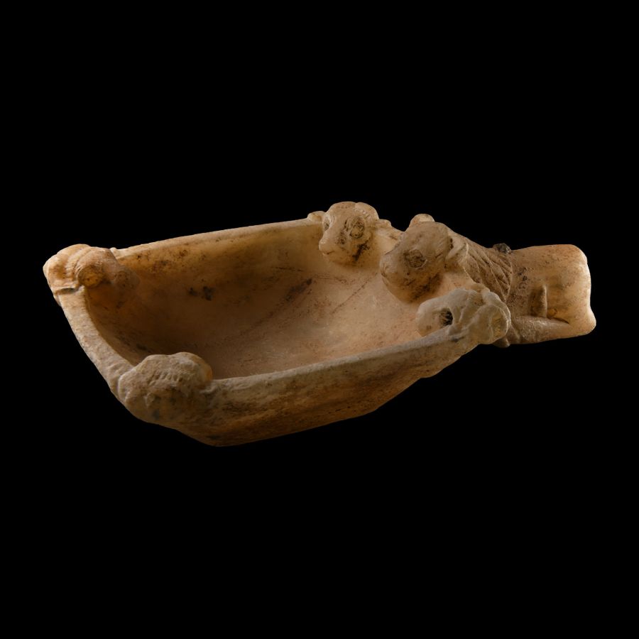 Mesopotamian Alabaster Libation Bowl