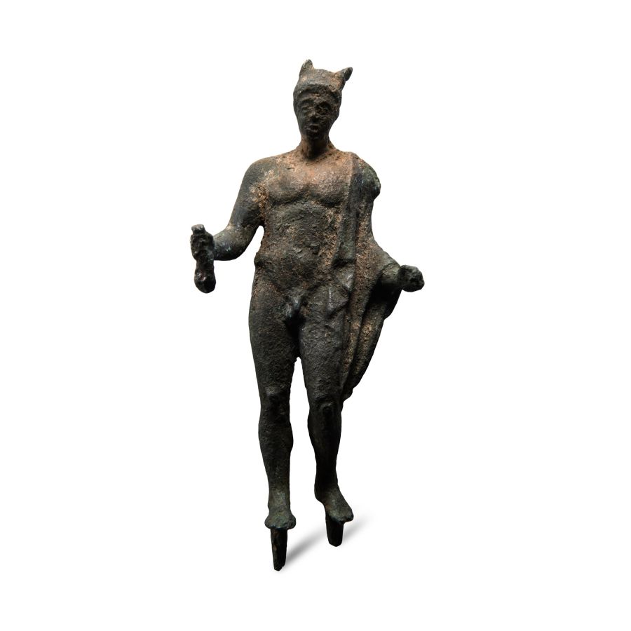 Roman Bronze Mercury Statuette