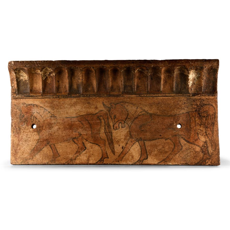 Large Etruscan Cornice Section