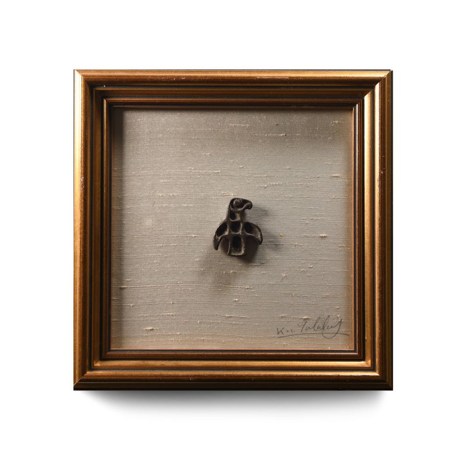Bactrian Copper Stamp Seal of a Bird