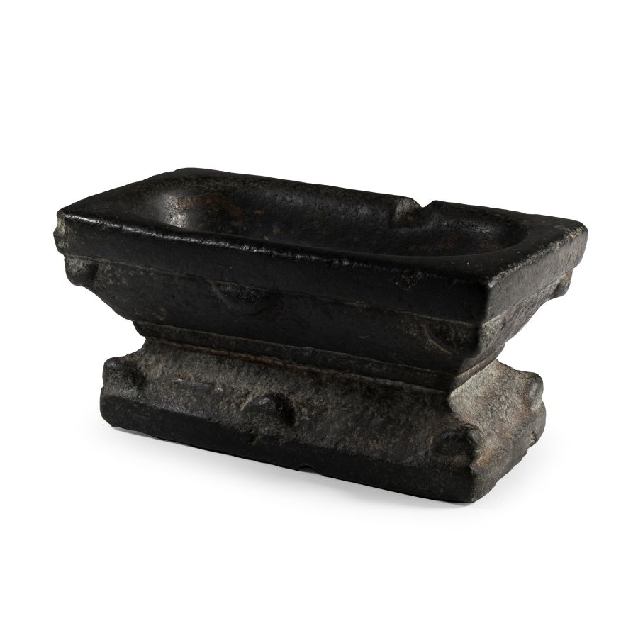 Western Asiatic Black Stone Altar Piece