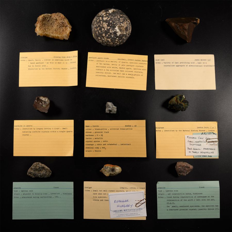 Natural History - Historic Mineral Specimen Collection