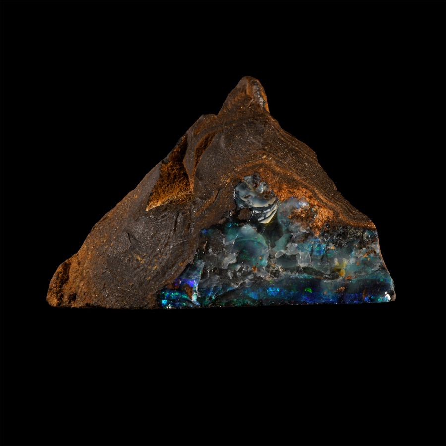 Historic 'Australia' Boulder Opal Mineral Specimen