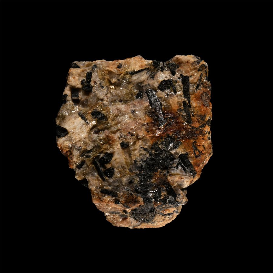 Natural History - Historic Tourmaline in Matrix Mineral Specimen