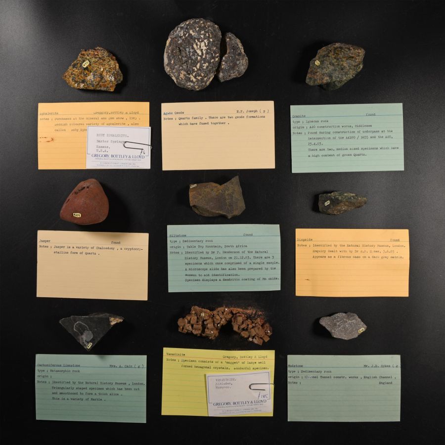 Natural History - Historic Mineral Specimen Collection