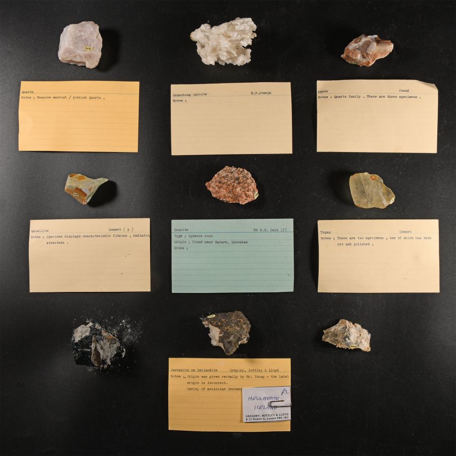 Natural History - Historic Mineral Specimen Collection