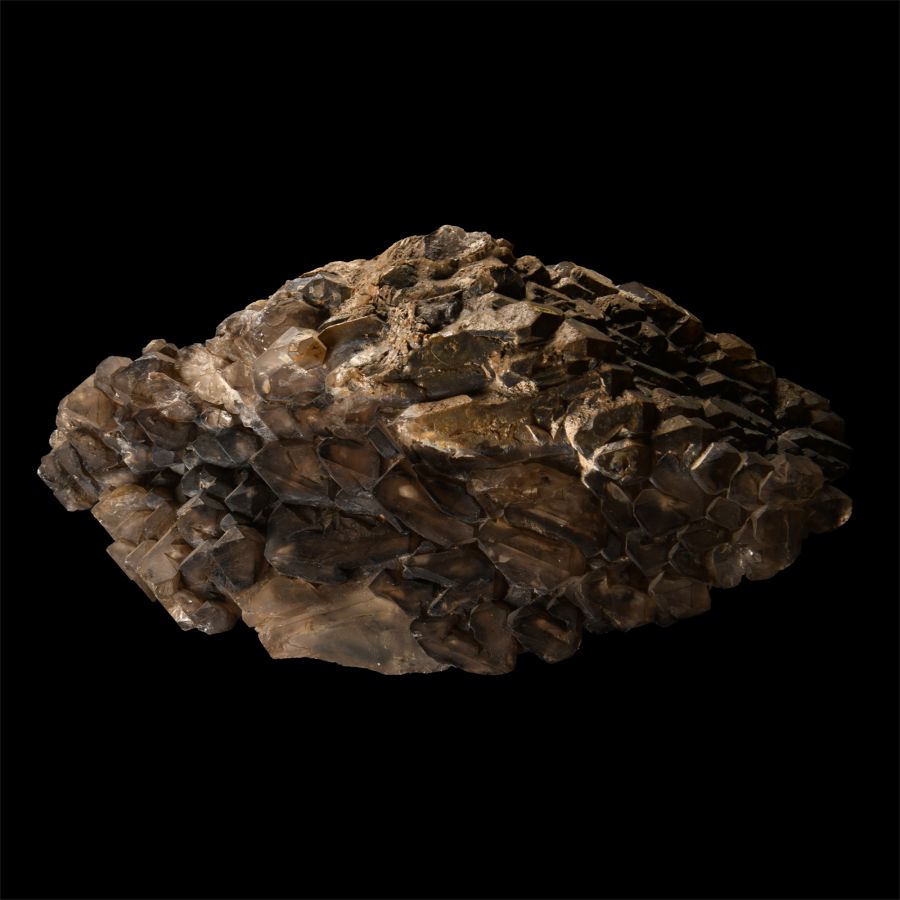 Natural History - Large Historic 'Brazil' Smokey Quartz Crystal Specimen