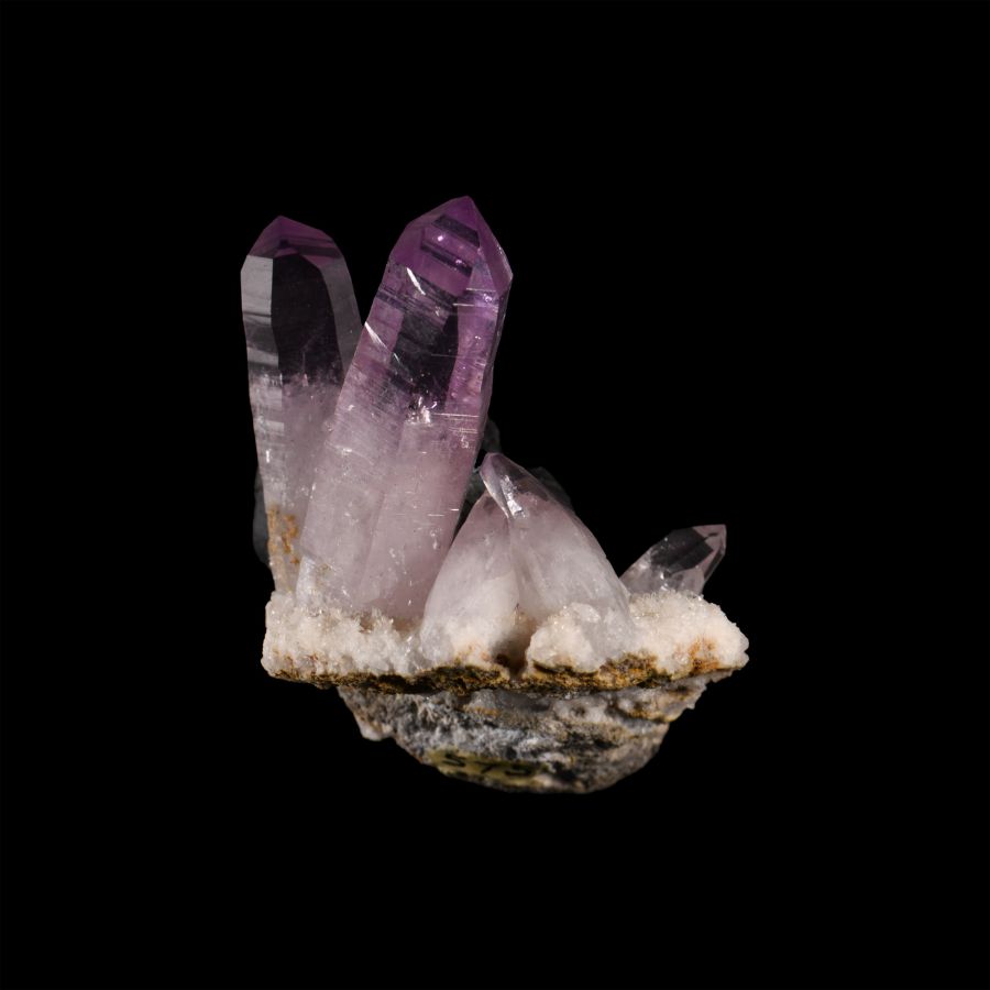 Natural History - Historic 'Vera Cruz, Mexico' Amethyst Crystal Specimen