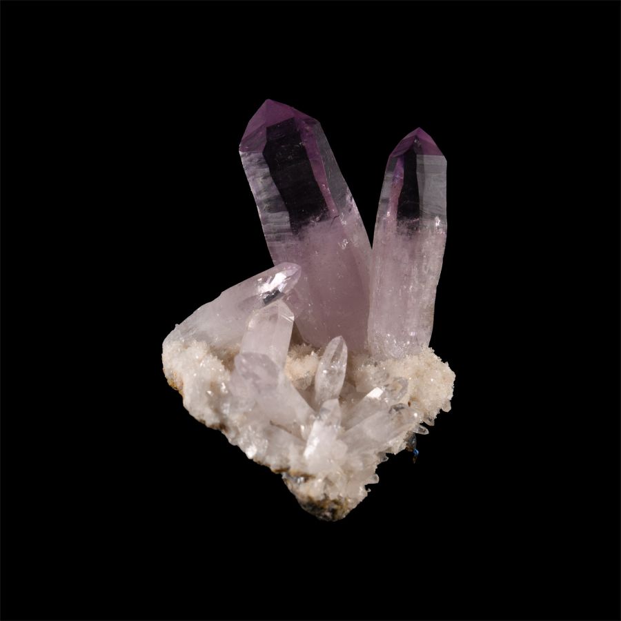 Natural History - Historic 'Vera Cruz, Mexico' Amethyst Crystal Specimen