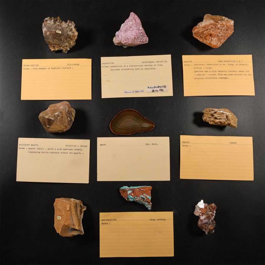 Natural History - Historic Mineral Specimen Collection