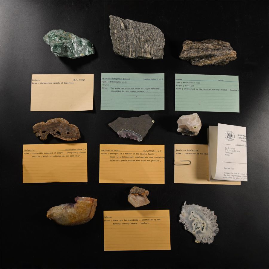 Natural History - Historic Mineral Specimen Collection